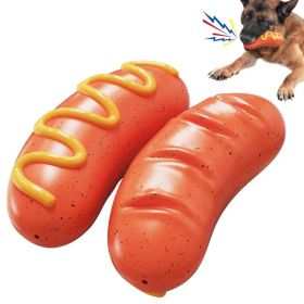 Poke Dog Aggressive Chewers. Indestructible Dog Toy For Aggressive Chewer, Tough Chew Toys, Rubber, Orange Plain (Option: Orange)