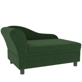 Pet Sofa Bed Couch With Storage, Pet Sofa For Cats And Small Dogs, (Green) (Color: Green)